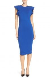 Felicity   Coco Capriana Ruffle Sheath Dress  Regular   Petite   Nordstrom Exclusive at Nordstrom